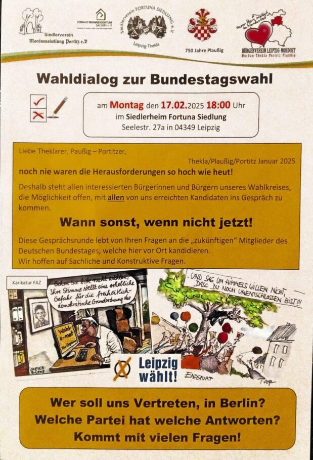 Wahldialog zur Bundestagswahl 2025