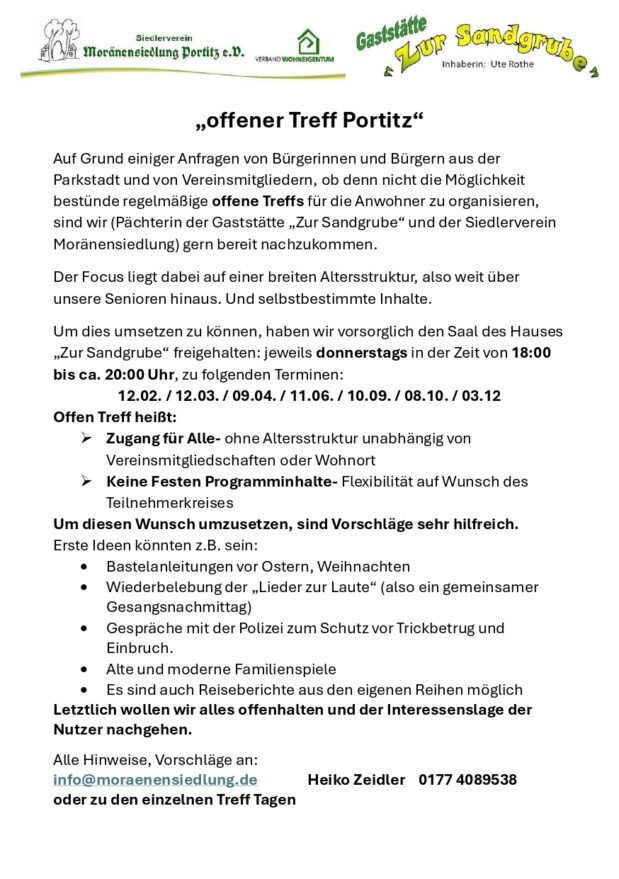 Offener Portitztreff 1